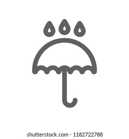 rain, umbrella icon