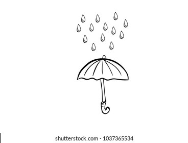 傘 手書き の画像 写真素材 ベクター画像 Shutterstock
