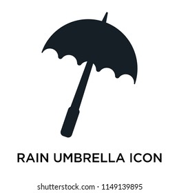 Rain umbrella icon vector isolated on white background for your web and mobile app design, Rain umbrella logo concept