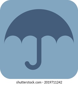 Paraguas de lluvia, ilustración, vector sobre un fondo blanco.