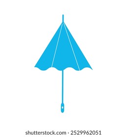 Rain Umbrella Protection and insurance royalty free vector icon, rainbow umbrella at sunset, Vector icons, Large open umbrella, black umbrella isolated on white, 