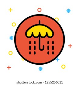 rain  umbrella   weather 