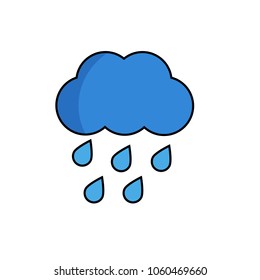 Rain vector icon