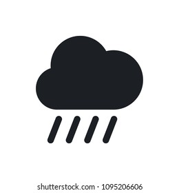 rain vector icon