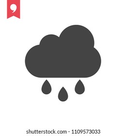 Rain vector icon