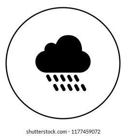 rain vector icon