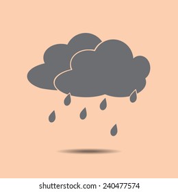 Rain vector icon