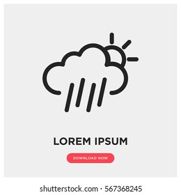 Rain vector icon