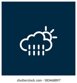 Rain vector icon