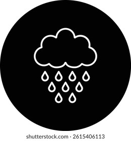 Rain vector icon. Can be used for printing, mobile and web applications.