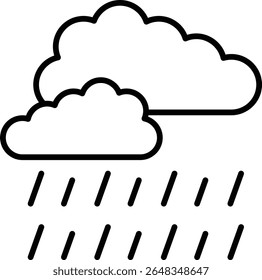 Rain vector icon. Can be used for printing, mobile and web applications.