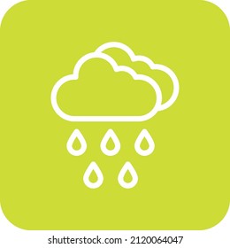 Rain Vector Icon Design Illustration