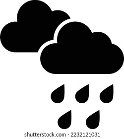 Rain Vector Icon Design Illustration
