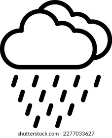Rain Vector Icon Design Illustration