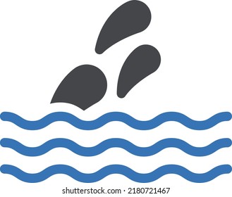 Rain Vector illustration on a transparent background.Premium quality symbols.Glyphs vector icon for concept and graphic design.