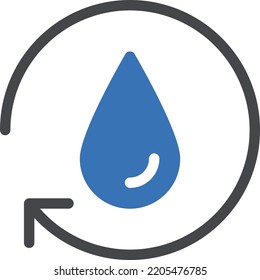 ilustración del vector de lluvia sobre un fondo transparente. Símbolos de calidad superior. Iconos vectoriales de glifos para diseño de conceptos y gráficos.