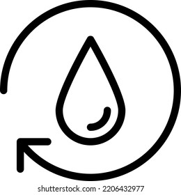 ilustración del vector de lluvia en un fondo transparente.Símbolos de calidad superior.Iconos vectores de trazo para el diseño de concepto y gráfico.