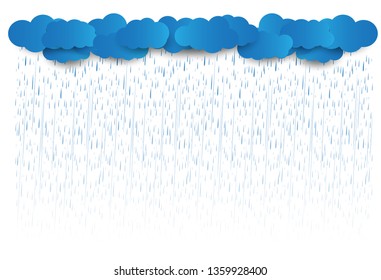 rain vector, storm background
