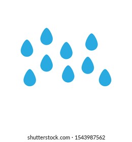 rain vector template.icon drop.vector ilustration.vector EPS 10