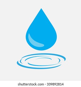 Regenwasser-Drop-Symbol Original-Vektorgrafik