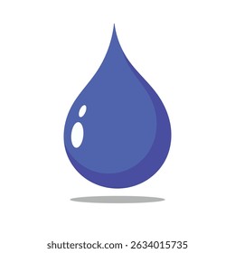 Vector del logotipo de la gota de agua de lluvia