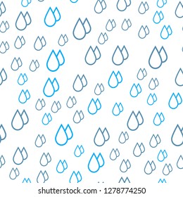 Rain and water drops Seamless vector EPS 10 pattern