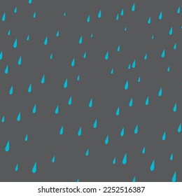 rain water pattern background illustration design