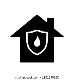 Rain and water protection icon