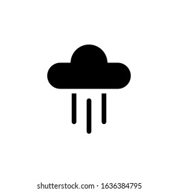 Rain Weather icon vector illustration logo template for many purpose. Isolated on white background.