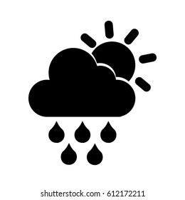 rain weather isolated icon vector illustration design