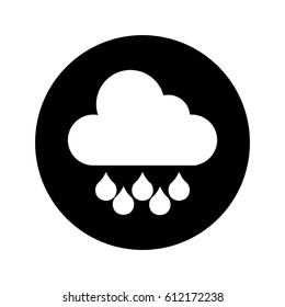 rain weather isolated icon vector illustration design