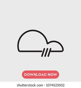 Rain weather vector icon	