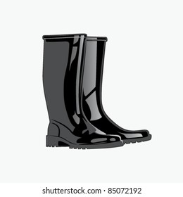 646 Rain boots clipart Images, Stock Photos & Vectors | Shutterstock