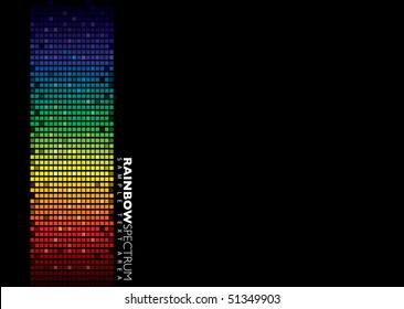 Rainbow abstract background banner with room to add your own text