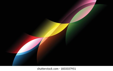 Fondo abstracto arcoiris, fondo vectorial colorido
