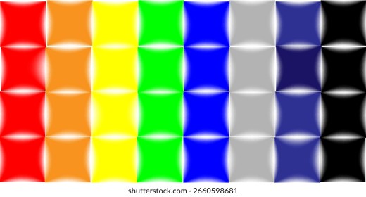 Fundo abstrato do arco-íris. Composição de formas dinâmicas. Vetor Eps10