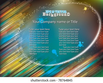 Rainbow abstract background of the lines for any design work (Web Page)