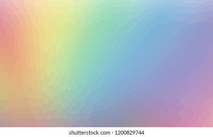 Rainbow abstract background of small parts. Smooth transition of colors of the rainbow. Vector image of the pastel colors spectrum. Rainbow colors texture. Rainbow vector wallpaper. 