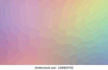 Rainbow abstract background of small parts. Smooth transition of colors of the rainbow. Vector image of the pastel colors spectrum. Blur pink, yellow, orange, green and violet colors. Colorful pattern