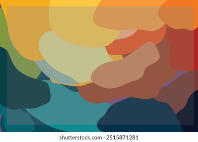 Abstrakter Regenbogen-Hintergrund, Tapete, Bannerrahmen, Kunsthandwerk. Vektorgrafik.