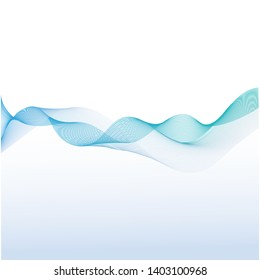 Rainbow abstract color wave background template