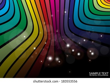 Rainbow  abstract colorful glittering  vector background  illustration - Colorful vector background design template