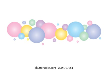 Rainbow abstract dots background. Vector illustration.	
