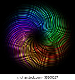 Rainbow abstract element