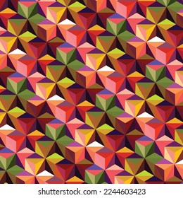 Rainbow abstract low polygon prism background, spectrum gradient vivid colorful vector backdrop. Multicolored shiny neon screen wallpaper.