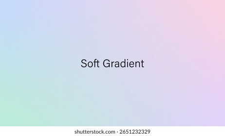 Rainbow abstract pastel gradient background with blur effect. Vector banner wallpaper texture. Set of vector gradients in pastel colors. For covers, wallpapers, branding and other projects.