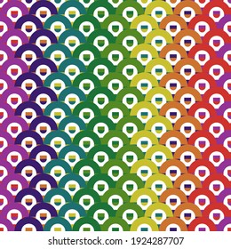Rainbow Abstract Pattern. Rainbow colorfull pattern.