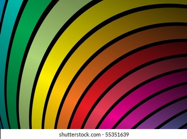 Rainbow  abstract striped surface