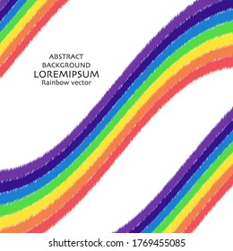 Rainbow abstract vector background. Can be used for wallpaper, pattern fills, textile, web page background, surface textures, Image for advertising booklets, banners.