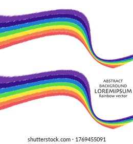 Rainbow abstract vector background. Can be used for wallpaper, pattern fills, textile, web page background, surface textures, Image for advertising booklets, banners.